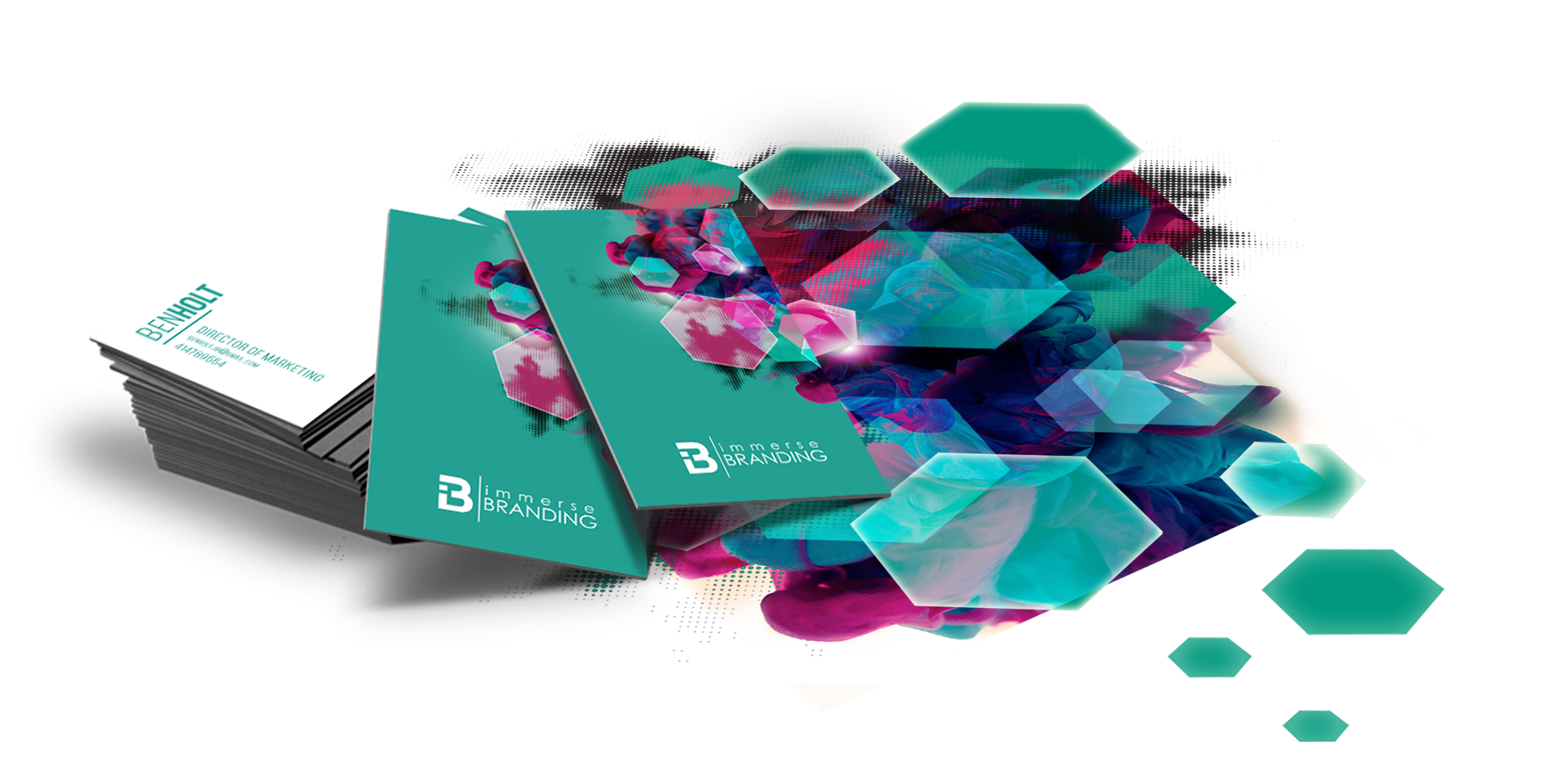 business cards_Texture_Immerse Branding_Pattern_Toni Veverka_Art Director