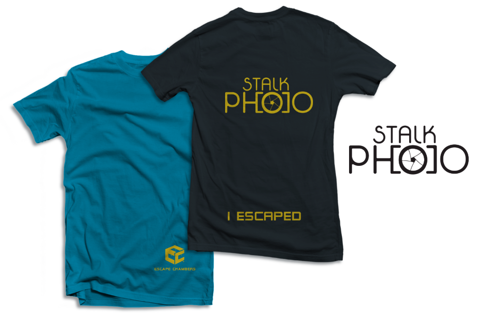 Stalk Photo_t-shirt_for Escape Chambers_Milwaukee, Toni Veverka, Graphic designer, Art Director